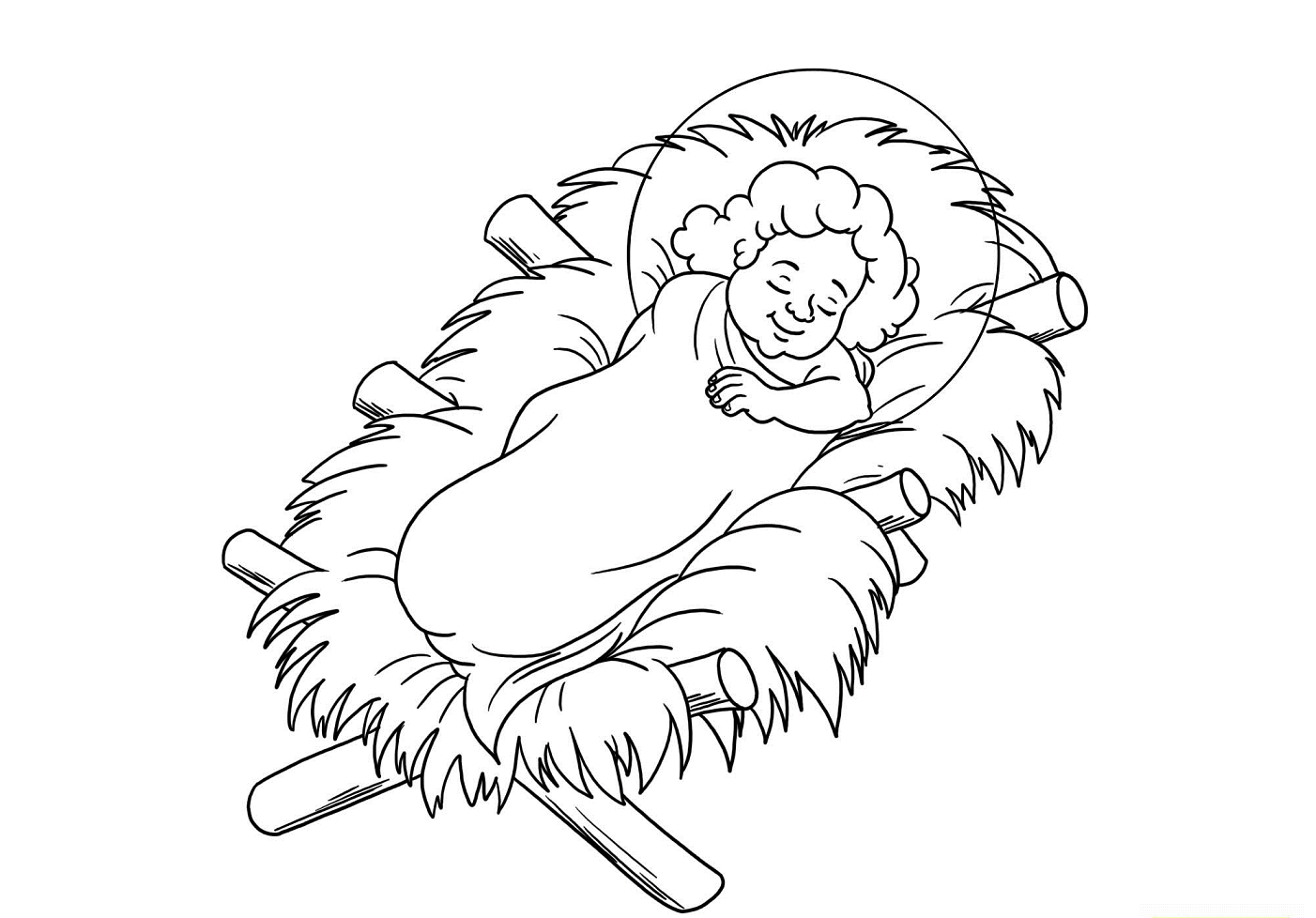 Żłóbek kolorowanki